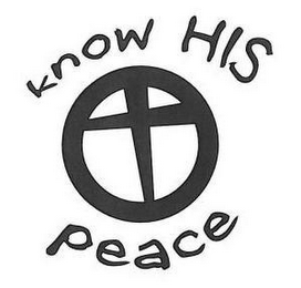 KNOW HIS PEACE logo