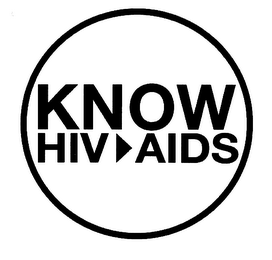 KNOW HIV AIDS logo