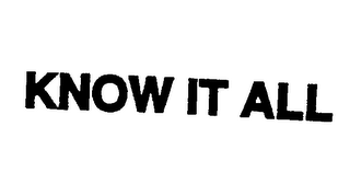 KNOW IT ALL