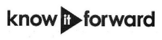 KNOW IT FORWARD logo