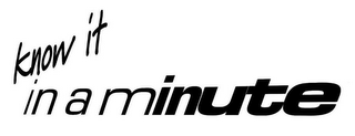 KNOW IT IN A MINUTE logo