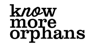 KNOW MORE ORPHANS logo