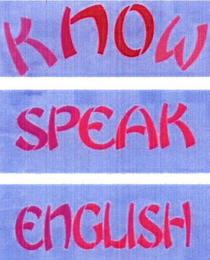 KNOW SPEAK ENGLISH logo