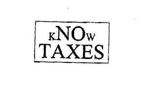 KNOW TAXES logo