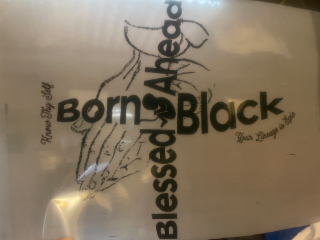 KNOW THY SELF YOUR LINEAGE IS EPIC BORN BLACK BLESSED AHEAD logo