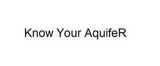 KNOW YOUR AQUIFER logo