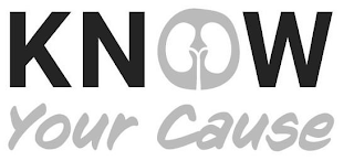 KNOW YOUR CAUSE logo