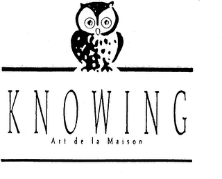 KNOWING ART DE LA MAISON logo