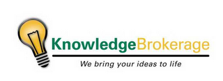 KNOWLEDGE BROKERAGE WE BRING YOUR IDEAS TO LIFE logo