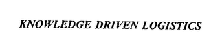 KNOWLEDGE DRIVEN LOGISTICS logo