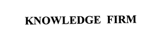 KNOWLEDGE FIRM logo
