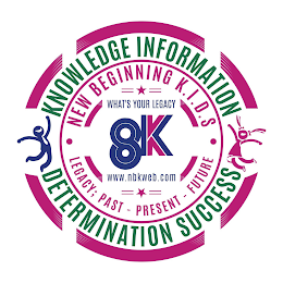 KNOWLEDGE INFORMATION DETERMINATION SUCCESS NEW BEGINNING K.I.D.S LEGACY; PAST - PRESENT - FUTURE WHAT'S YOUR LEGACY 8K WWW.NBKWEB,COM logo