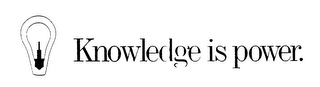 KNOWLEDGE IS POWER.