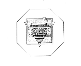 KNOWLEDGE IS POWER TAPER STOP SMOKING SYSTEM logo