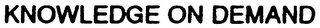KNOWLEDGE ON DEMAND logo