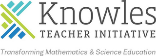 KNOWLES TEACHER INITIATIVE TRANSFORMINGMATHEMATICS AND SCIENCE EDUCATION logo