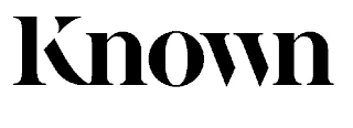 KNOWN logo