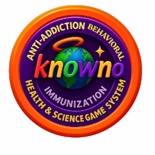 KNOWNO IMMUNIZATION ANTI-ADDICTION BEHAVIORAL HEALTH & SCIENCE GAME SYSTEM logo