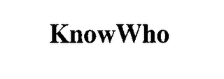 KNOWWHO logo