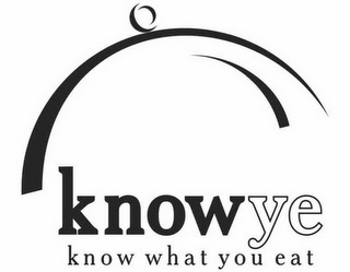 KNOWYE KNOW WHAT YOU EAT logo