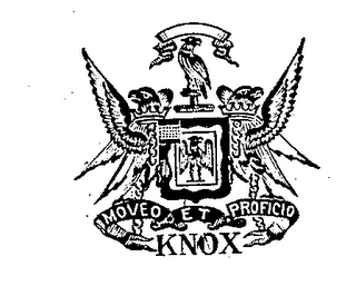 KNOX MOVED ET PROFICIO logo
