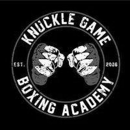 KNUCKLE GAME BOXING ACADEMY EST. 2006 logo