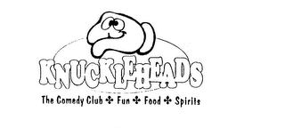 KNUCKLEHEADS THE COMEDY CLUB FUN FOOD SPIRITS logo