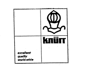 KNURR EXCELLENT QUALITY WORLD-WIDE logo