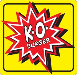 K.O. BURGER logo