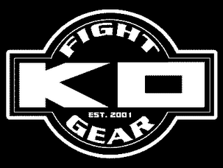 KO FIGHT GEAR EST. 2001 logo