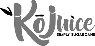 KO JUICE SIMPLY SUGARCANE logo