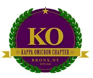 KO KAPPA OMICRON CHAPTER BRONX, NY EST.1948 logo