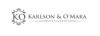 KO KARLSON & O'MARA DISTILLERIES logo