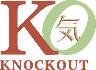 KO KNOCKOUT logo