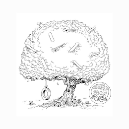 KO LD LOCALLY GROWN BAD APPLE SKATEBOARDS logo