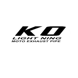 KO LIGHT NING MOTO EXHAUST PIPE logo