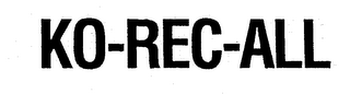 KO-REC-ALL logo