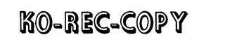 KO-REC-COPY logo