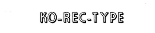 KO-REC-TYPE logo