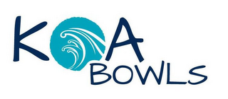 KOA BOWLS logo
