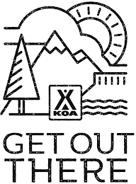 KOA GET OUT THERE logo