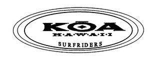 KOA HAWAII SURFRIDERS logo
