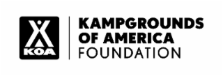 KOA KAMPGROUNDS OF AMERICA FOUNDATION logo