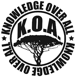 K.O.A. KNOWLEDGE OVER ALL KNOWLEDGE OVER ALL logo