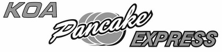 KOA PANCAKE EXPRESS logo