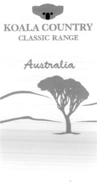 KOALA COUNTRY CLASSIC RANGE AUSTRALIA logo