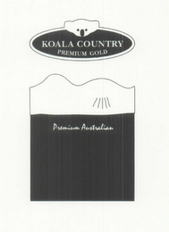 KOALA COUNTRY PREMIUM GOLD PREMIUM AUSTRALIAN logo