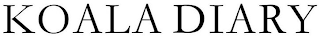 KOALA DIARY logo