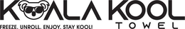 KOALA KOOL FREEZE.UNROLL. ENJOY. STAY KOOL! TOWEL logo