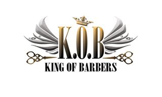 K.O.B KING OF BARBERS logo